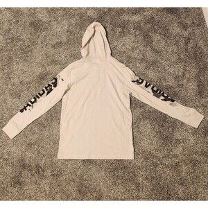 Adidas Long Sleeve Youth Medium 10/12 Hooded Lightweight Shirt  100% Cotton